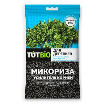 Микориза гранулы ДЕРЕВЬЯ 20 гр.  (1/50)/Летто/ биогриб стимулятор роста растений