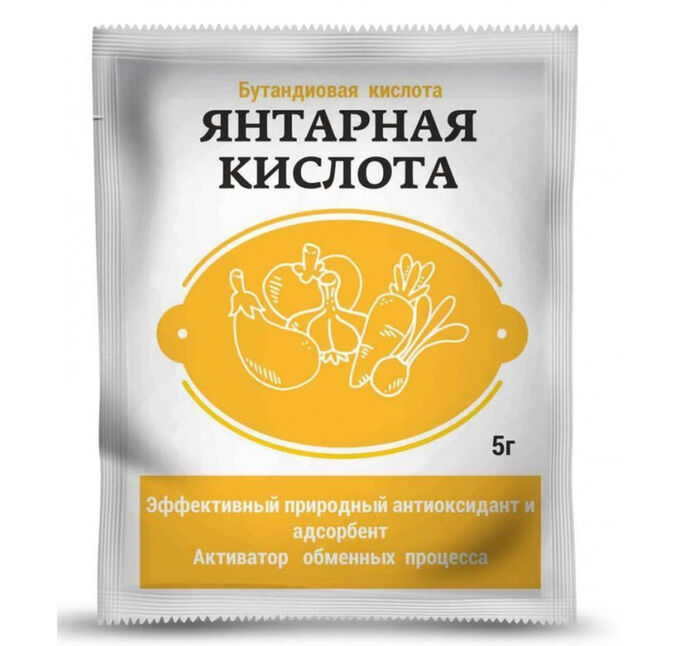 Янтарная кислота 5 гр. (1/60) /ФХИ/