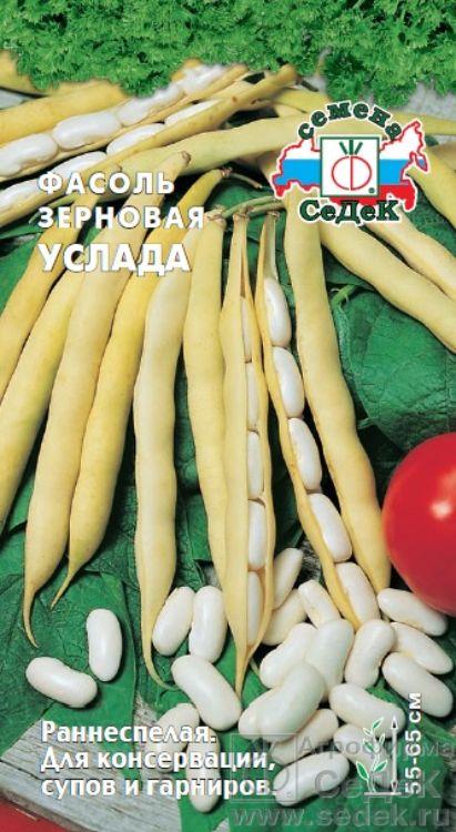 Фасоль Услада зерновая /Седек/ 5г/ раннесп. куст. белая