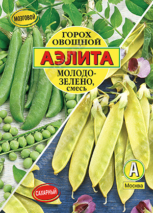 Горох Молодо-зелено смесь 25гр (Аэлита)