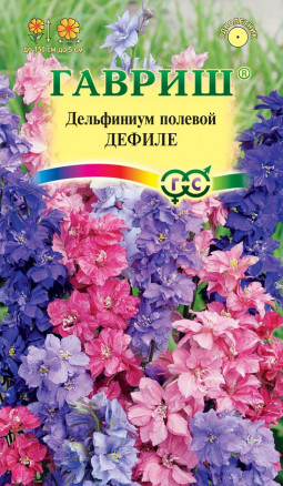 Дельфиниум Дефиле /Гавриш/ 0,1г/ одн. смесь h-150cм, d-5см