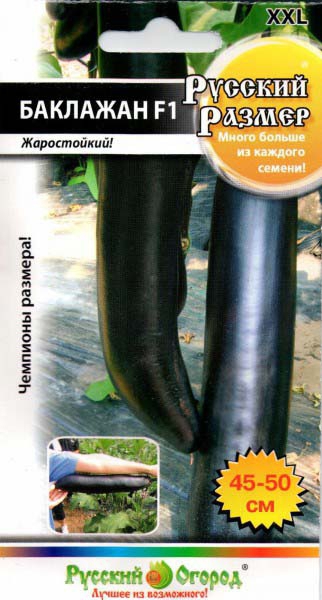 Баклажан Русский размер 8шт НК/10