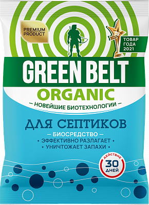 ЧДGreen Belt -  ср-во для септиков и дачных туалетов 75гр.ГБ(47-0024)/15/75