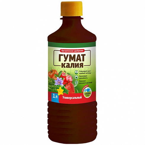 Гумат Калия - Универсальный, конц. 0,5л - БиоМастер, удобрение