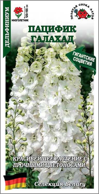Дельфиниум Пацифик Галахад /Сотка/ 7шт/ мног. h-120-155см/