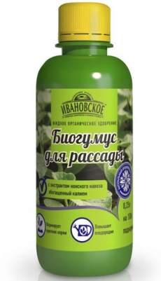 БиоГумус Рассада обогащ.калием и конским навозом 0,25 л./ФХИ/ (1/20)