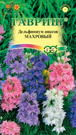 Дельфиниум Махровый (Аяксов) , смесь /Гавриш/ однолетн, 40см