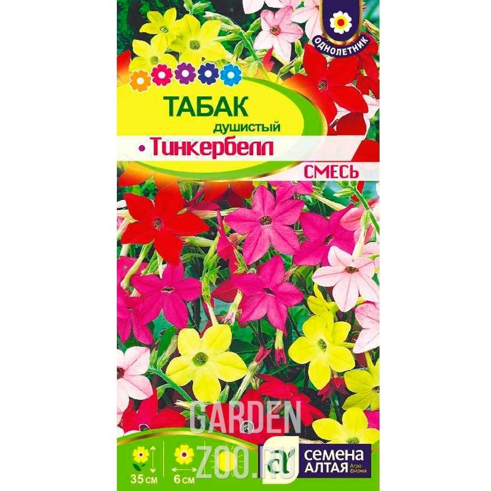 Цветы Табак Тинкербелл душистый/Сем Алт/цп 0,1 гр. Ароматы ночи