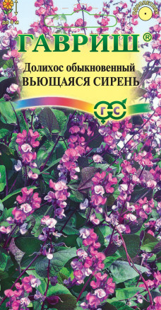 Долихос Гиацинтовые Бобы Вьющаяся Сирень /Гавриш/ 4шт