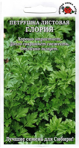 Петрушка листовая Глория /Сотка/ 1г/ ранняя/*600