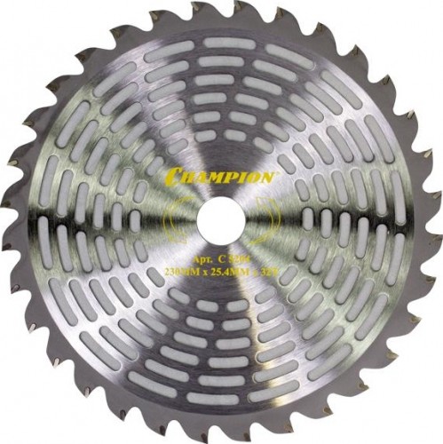 Нож с зубцами из твердого сплава  Super Light 32/230/25,4 (SRM-330ES/SRM-350ES,4605), CHAMPION