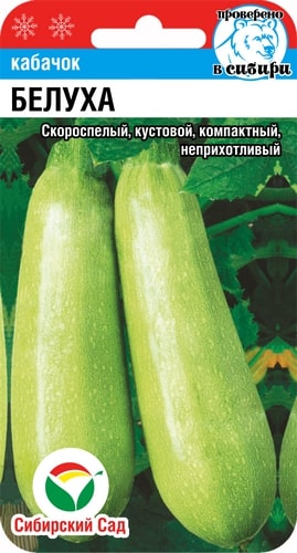 Белуха 5шт кабачок (Сиб сад)