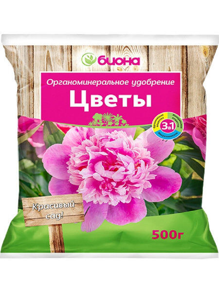 Биона - Цветы, 500 г, ОМУ