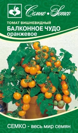Томат Балконное Чудо Оранжевое (0,05г) Семко