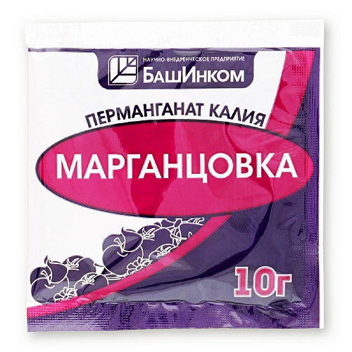 Марганцовка (KMnO4 44,9%) 10гр /100