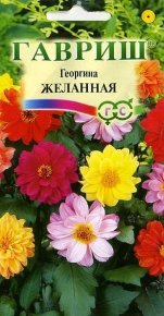 Георгина Желанная /Гавриш/ 0,3г/ смесь махров. h-60см d-9-12см