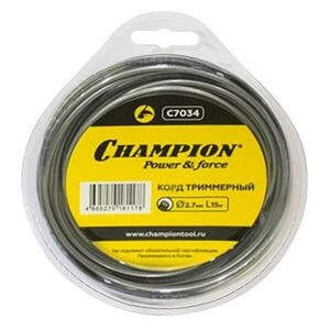 Корд трим.CHAMPION Aluminium  2.7мм*15м (круглый), CHAMPION, C7034
