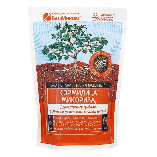 Кормилица микориза гранулированная 0,8 12 шт