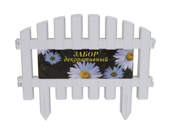 Забор декоративный № 5 (белый)