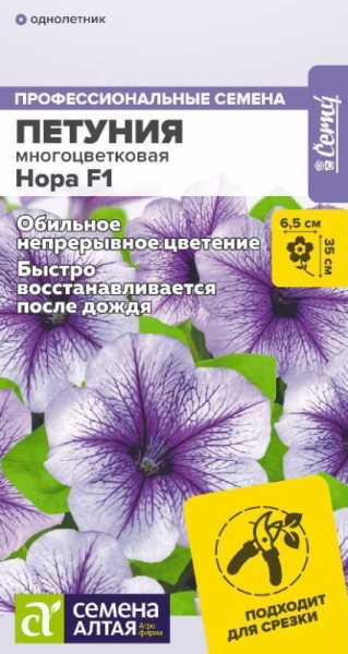Петуния Нора F1 низкорослая многоцветковая/Сем Алт/цп 10 шт.