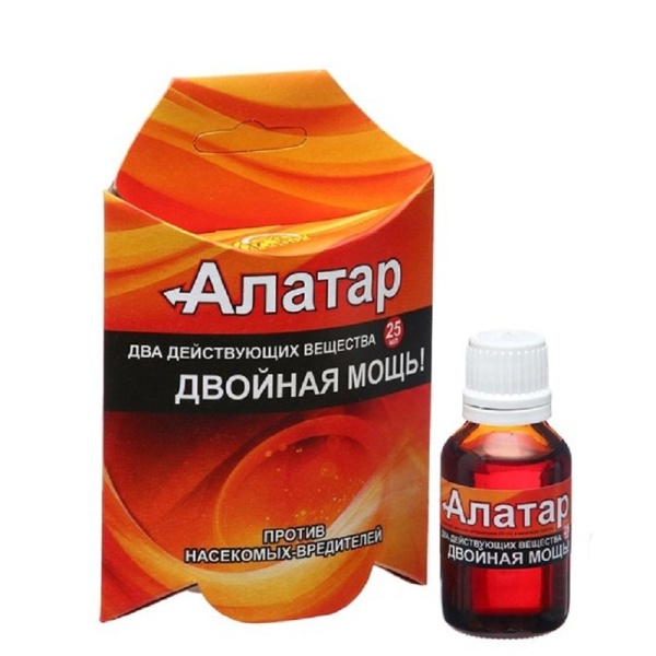 Алатар Двойная мощь / 25мл /ВХ/ *30 шт короб: малатион, циперметрин