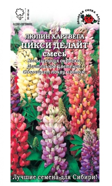 Люпин Пикси Делайт Хартвега /Сотка/ 0,5г/ смесь h-40см