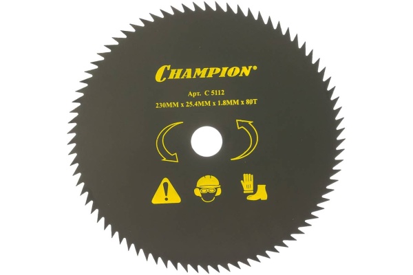 Нож с  остроугольными зубцами 80/230/25,4 (SRM-2305SI,SRM-2655SI), CHAMPION