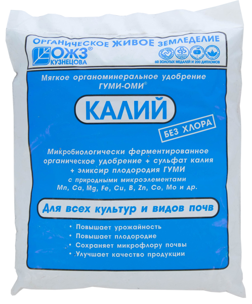 ГУМИ-ОМИ-Калий "Сульфат калия" (0,5кг) 25 шт