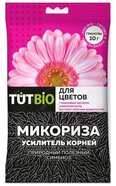 Микориза гранулы для цветов 10гр /Летто/ /*50шт 129191