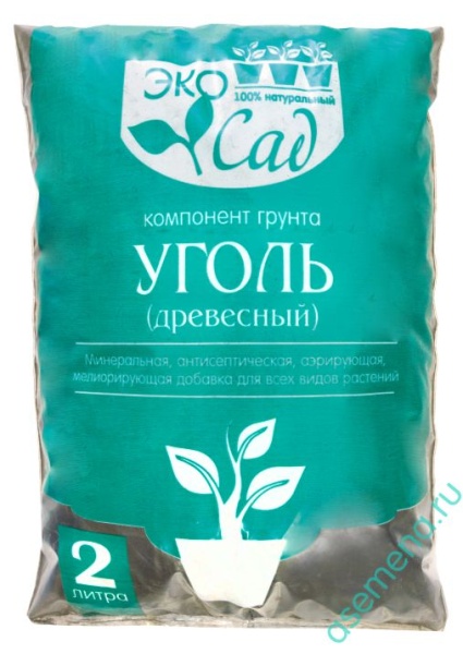 Раскислитель Уголь древесный отсев 2л (1/10)/Эко Сад/