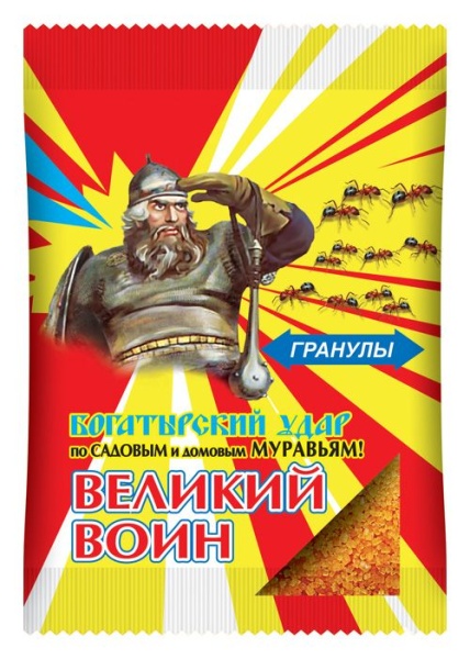 Великий Воин Гранулы  от муравьев 50 гр. ВХ./100