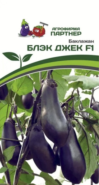 Партнер Баклажан БЛЭК ДЖЕК F1 ^(10шт) 2-ной пак