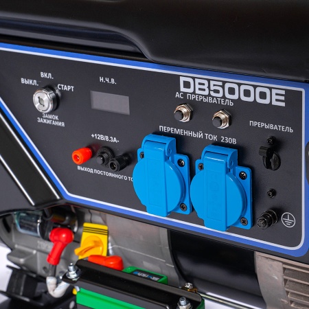  Генератор бензиновый "Нева" DB5000E (4,5/4,0кВт 9лс 15л  50кг высокий пусковой ток) фото в интернет-магазине Фермер
