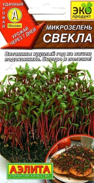 Зелень Микрозелень Свекла/Аэлита/цп