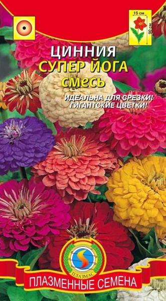 Цинния Супер Йога смесь /Плазма/