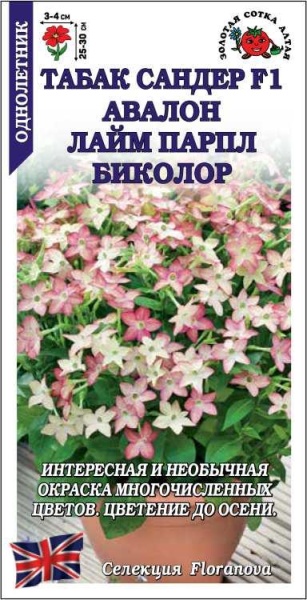 Табак Сандер Авалон Лайм Парпл Биколор /Сотка/ 7шт/*500