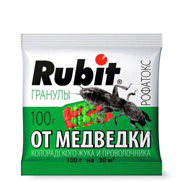 Рубит Рофатокс гранулы от медведки и проволочника / 100г /Летто/ *50шт / А-59021